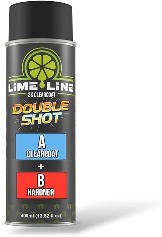 LiME LiNE High Gloss 2K Clearcoat Spray/Aerosol Can Automotive 2 Part Professional Finish