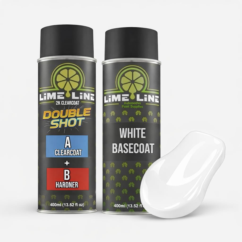 LiME LiNE Automotive Basecoat Aerosols - Fast Drying Spray Paints for Custom Paint & DIY Projects - Must Be Clearcoated