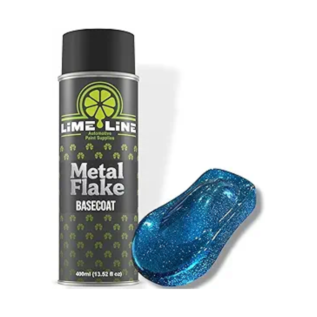 LiME LiNE Metal Flake Basecoat Automotive Grade Sparkle Spray Paint - 14 fl Oz