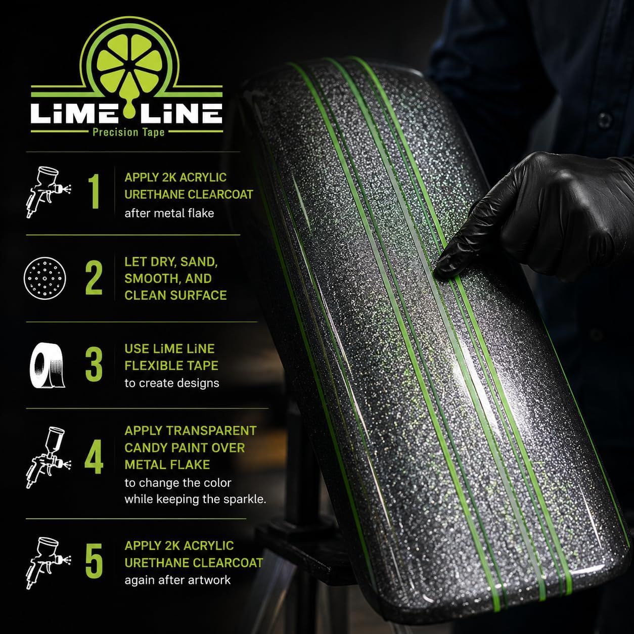 LiME LiNE Sprayable Crushed Glass