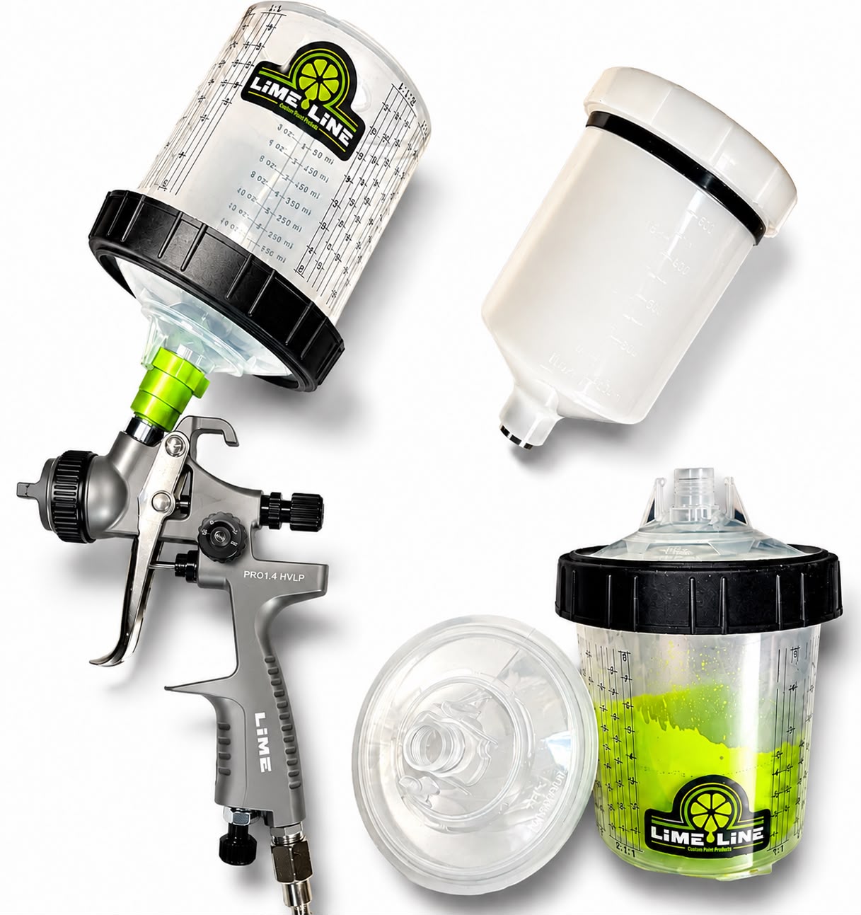 LiME LiNE Pro 1.4 hvlp Spray Gun – LiME LiNE Paint Supply