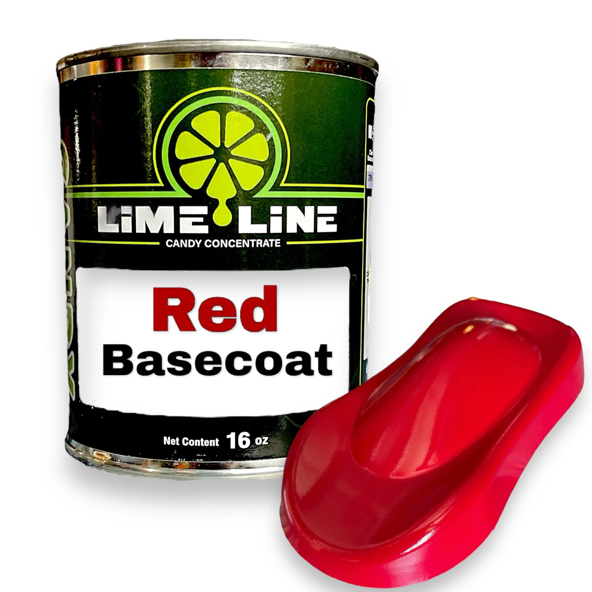 What is the mixing process for LiME LiNE Solid Red Basecoat?