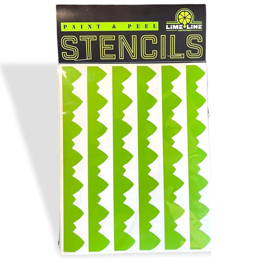 LiME LiNE Dragon Scales Airbrush Stencil for Custom Paint