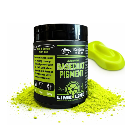 LiME LiNE Bright 90's Neon Automotive Grade Basecoat Maker Pigment Powder - Makes 12 Oz Sprayable Basecoat