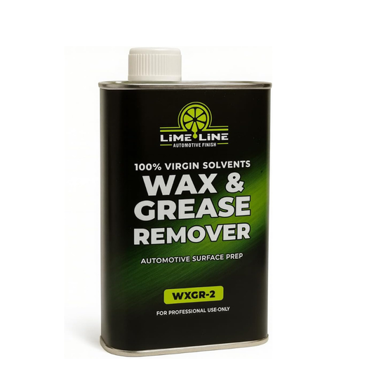 LiME LiNE Wax and Grease Remover – Multi-Surface Paint Prep Cleaner for Auto Body, Metal, Plastic, Fiberglass – Fast-Drying Solvent Degreaser Removes Wax, Tar, Adhesive & Contaminants  - Available in 2 Sizes