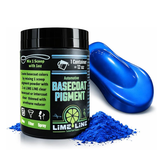 LiME LiNE Automotive Grade Metallic Basecoat Maker Pigment Powder - Makes 12 Oz Sprayable