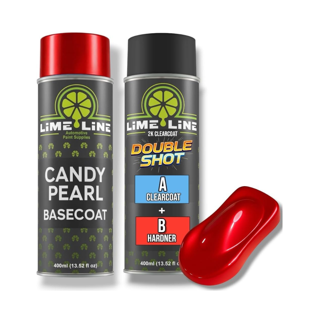 LiME LiNE Candy Pearl Basecoat Aerosol – Automotive Candy Pearl Spray Paint, Pro Results No Spray Gun Needed
