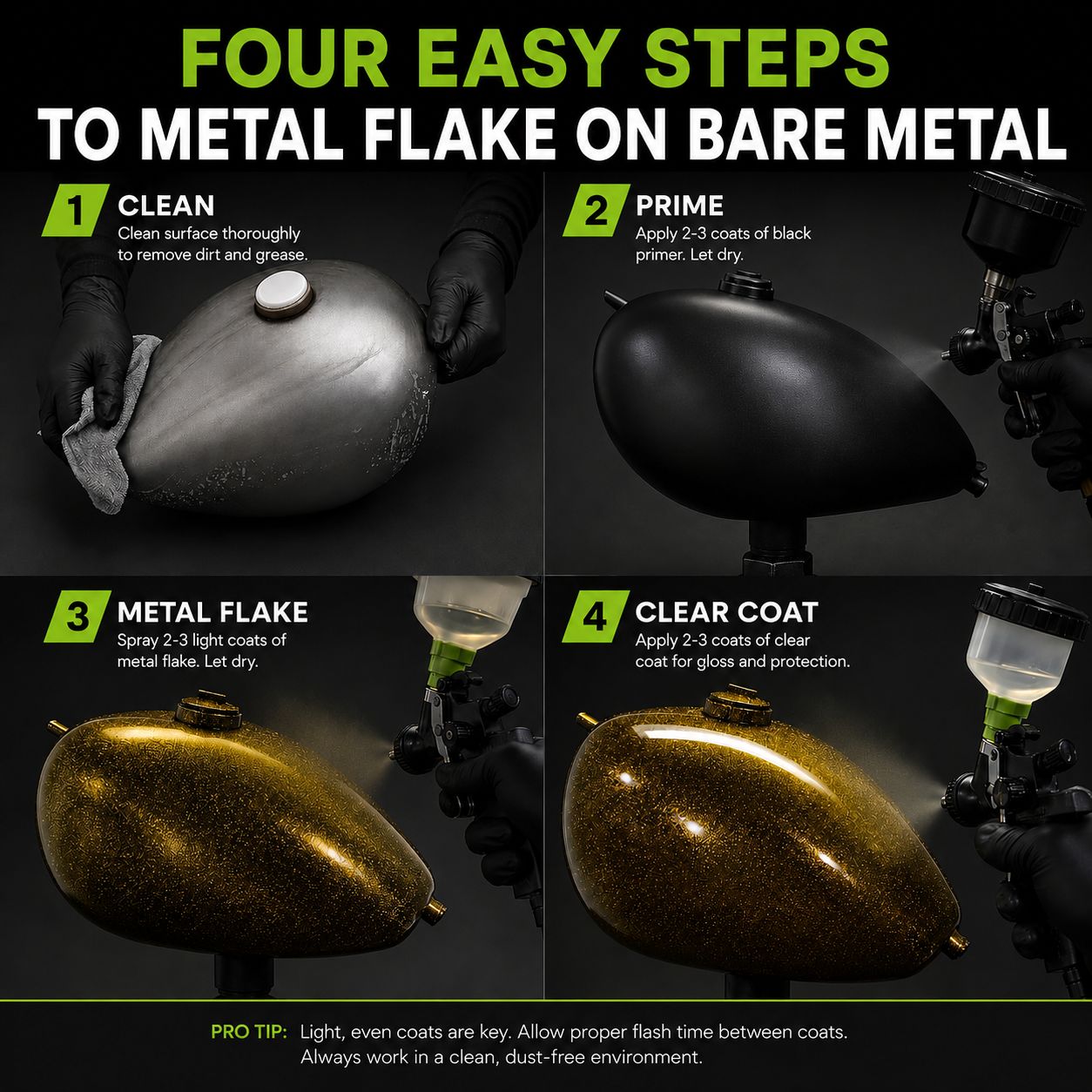 LiME LiNE Ready-to-Spray Silver Metal Flake Midcoat - No Reducer Needed