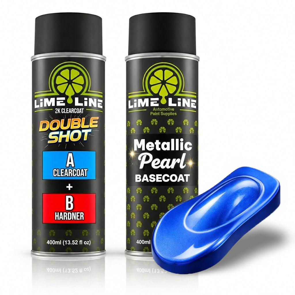 LiME LiNE Metallic Pearl Basecoat Spray Paint - 2 Stage Automotive Paint System - Basecoat Requires Clearcoat - DIY Car Paint Aerosol