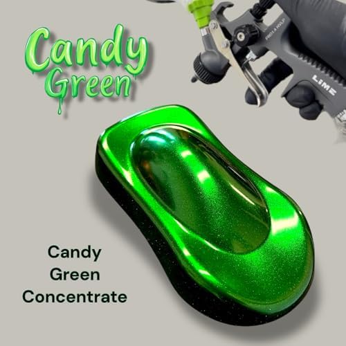 LiME LiNE Green Candy Concentrate, Automotive Solvent Based Transparent Paint - 1 Pint