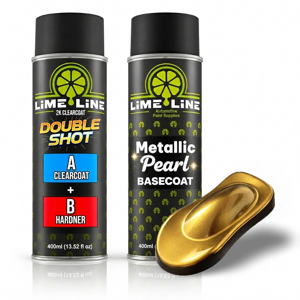 LiME LiNE Metallic Pearl Basecoat Spray Paint - 2 Stage Automotive Paint System - Basecoat Requires Clearcoat - DIY Car Paint Aerosol
