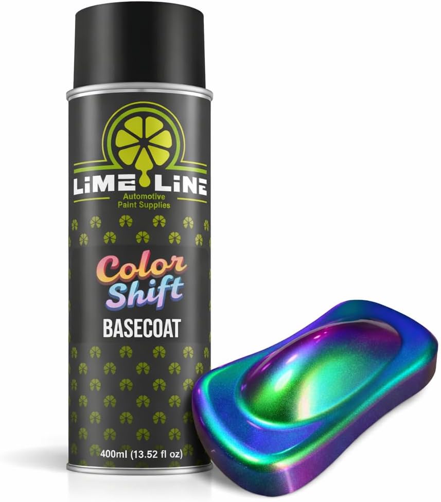 LiME LiNE Automotive Chameleon - Color Shift Basecoat Aerosols - Fast Drying Spray Paint for Custom Paint & DIY Projects - Must Be Clearcoated