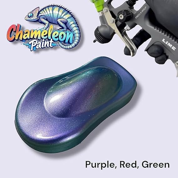 LiME LiNE Automotive Grade Chameleon - Color Shift Basecoat Coat Maker Pigment Powder - Makes 12 Oz Sprayable