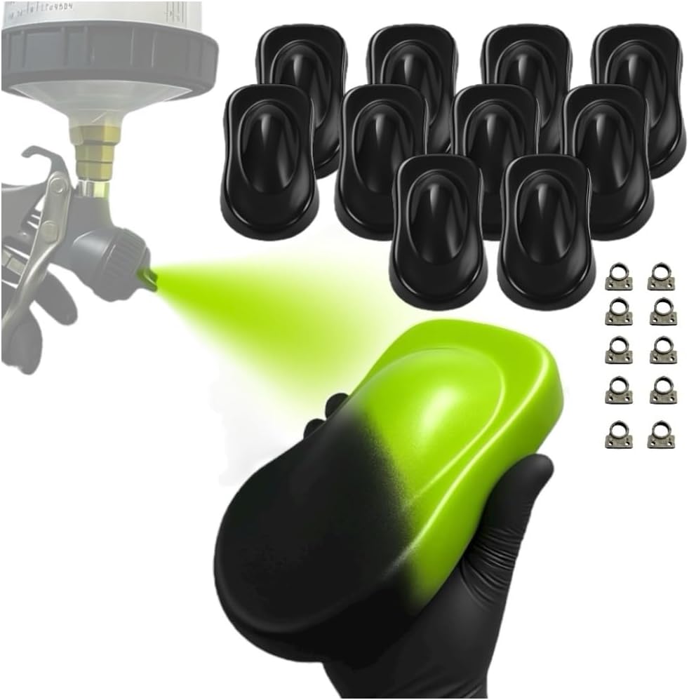 LiME LiNE 10-Pack ABS Speed Shapes Display Panels – Black Plastic Car Models for Automotive Custom Painting, Vinyl Wrap or Paint Color