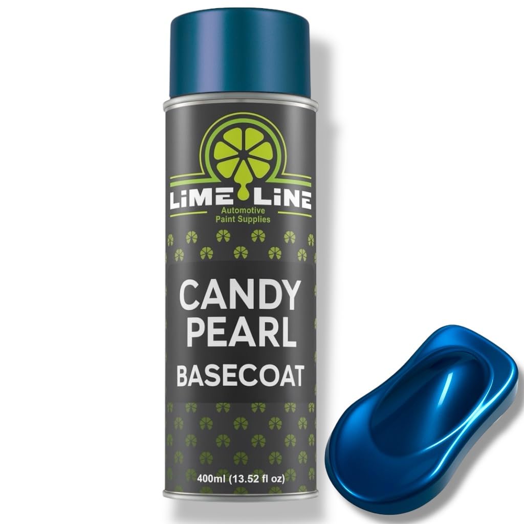 LiME LiNE Candy Pearl Basecoat Aerosol – Automotive Candy Pearl Spray Paint, Pro Results No Spray Gun Needed