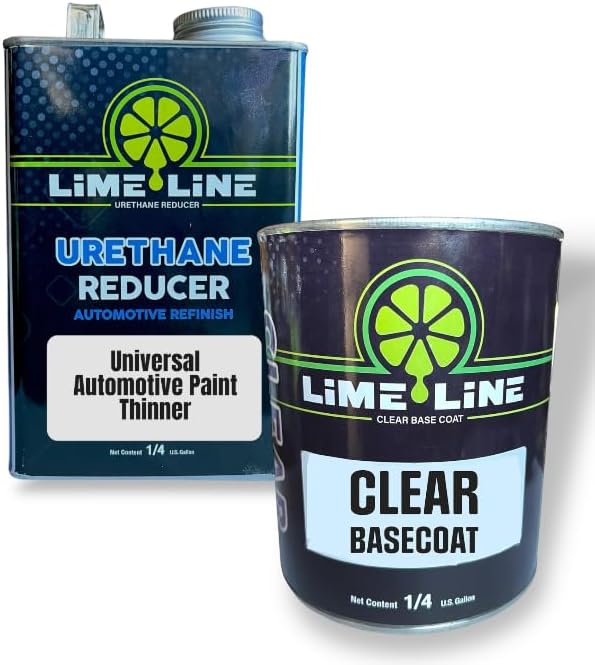 LiME LiNE Automotive Basecoat with Urethane Reducer Quart Combo Packs ...