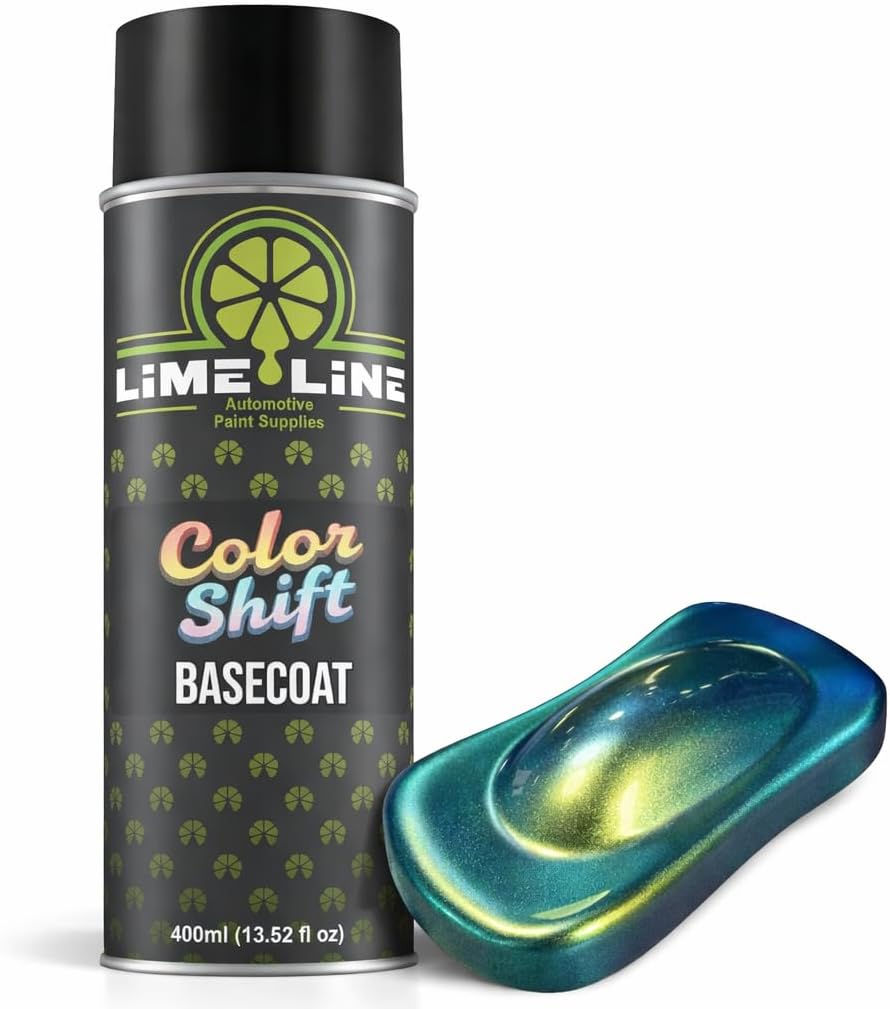 LiME LiNE Automotive Chameleon - Color Shift Basecoat Aerosols - Fast Drying Spray Paint for Custom Paint & DIY Projects - Must Be Clearcoated