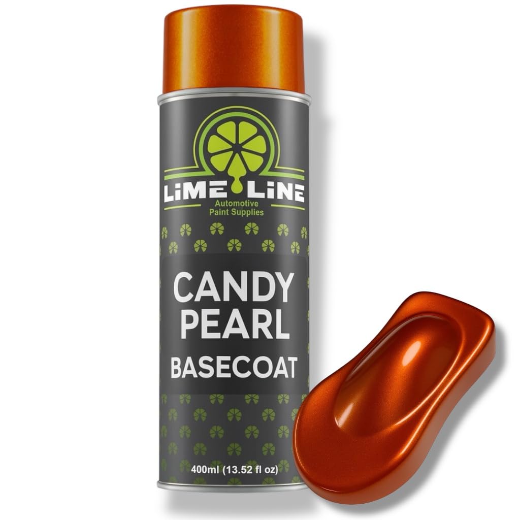 LiME LiNE Candy Pearl Basecoat Aerosol – Automotive Candy Pearl Spray Paint, Pro Results No Spray Gun Needed