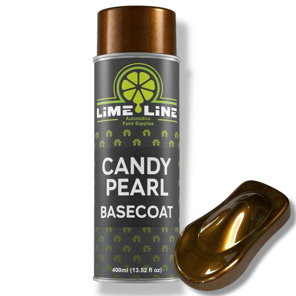 LiME LiNE Candy Pearl Basecoat Aerosol – Automotive Candy Pearl Spray Paint, Pro Results No Spray Gun Needed