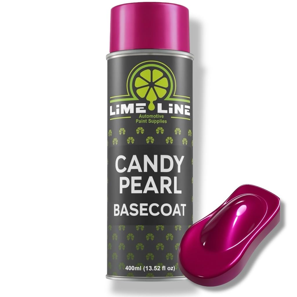 LiME LiNE Candy Pearl Basecoat Aerosol – Automotive Candy Pearl Spray Paint, Pro Results No Spray Gun Needed