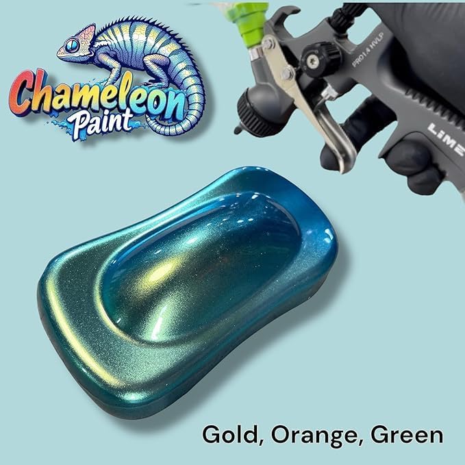LiME LiNE Automotive Grade Chameleon - Color Shift Basecoat Coat Maker Pigment Powder - Makes 12 Oz Sprayable