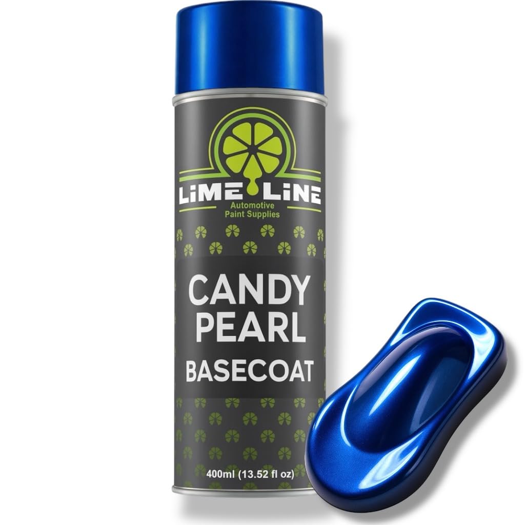 LiME LiNE Candy Pearl Basecoat Aerosol – Automotive Candy Pearl Spray Paint, Pro Results No Spray Gun Needed