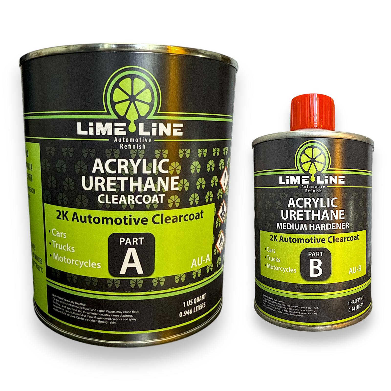 LiME LiNE Automotive Clearcoat,High Gloss Acrylic Urethane 2k Top