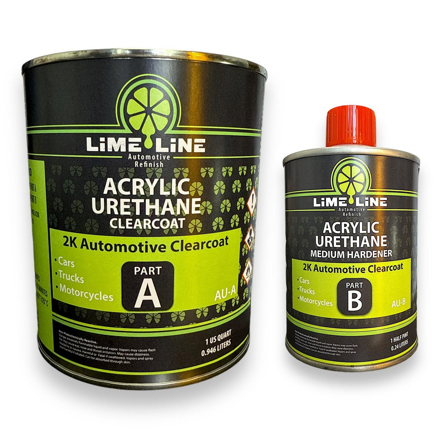 LiME LiNE Automotive Clearcoat,High Gloss Acrylic Urethane 2k Top Coat with hardner included