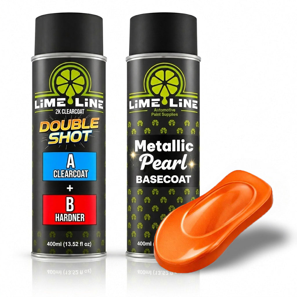 LiME LiNE Metallic Pearl Basecoat Spray Paint - 2 Stage Automotive Paint System - Basecoat Requires Clearcoat - DIY Car Paint Aerosol