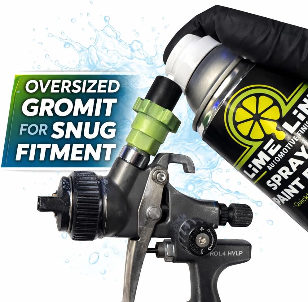 LiME LiNE Turbo Blaster Paint Remover Gun with Bonus Nylon Cleaning Brush - 14 oz Aerosol Spray Can