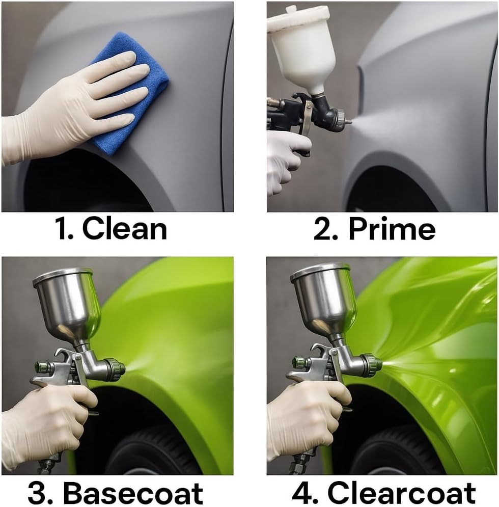 LiME LiNE Sand-able Automotive Primer Surfacer, Direct-to-Metal, High Build 2k Urethane, 1.25 Gallon kit, 4:1 mixture