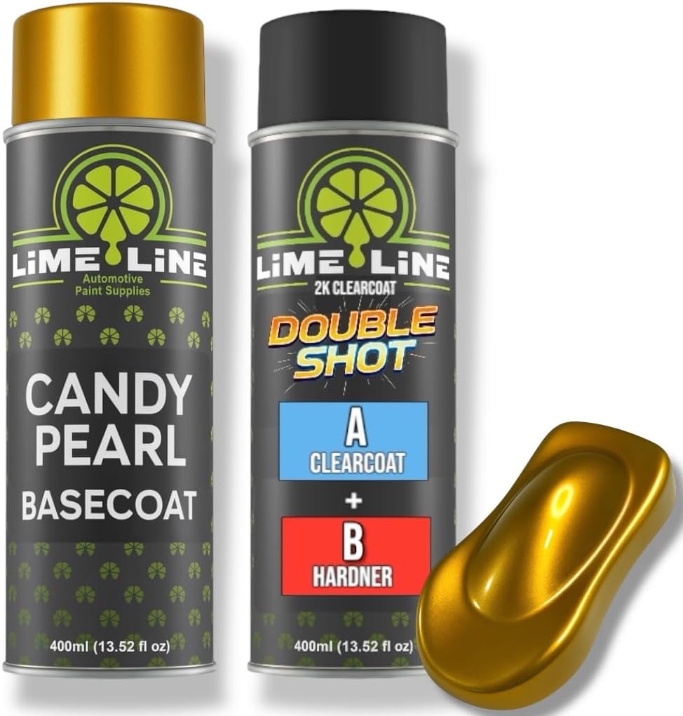 LiME LiNE Candy Pearl Basecoat Aerosol – Automotive Candy Pearl Spray Paint, Pro Results No Spray Gun Needed