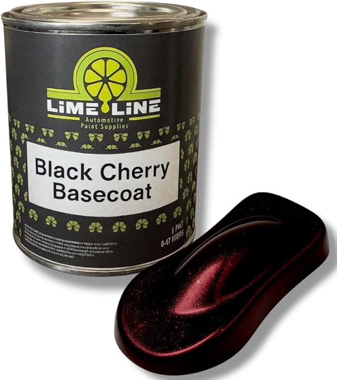 LiME LiNE Shadow LiNE Automotive Basecoat - Changes with Light - Black in the Shadows, Dazzling Metallic Under Light - 2K Clearcoat Topcoat Required