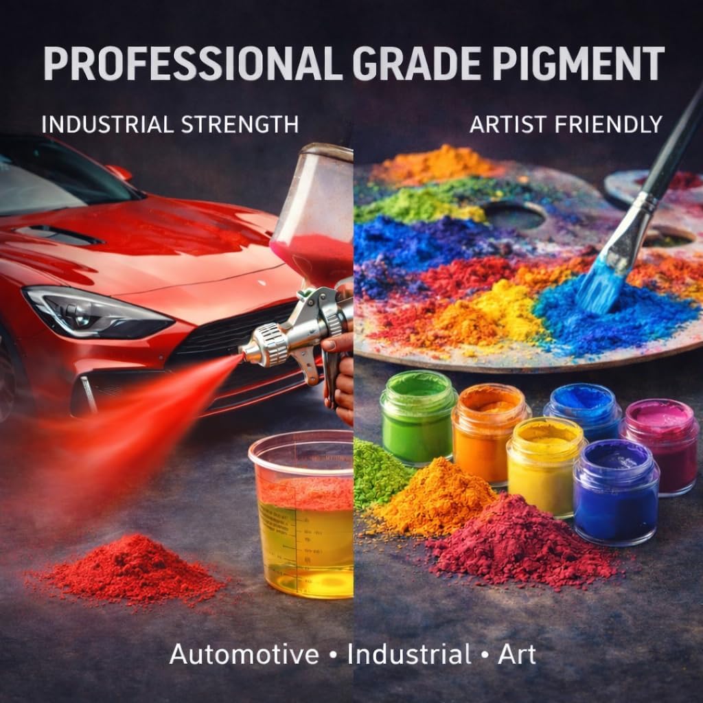 LiME LiNE Automotive Grade Metallic Basecoat Maker Pigment Powder - Makes 12 Oz Sprayable