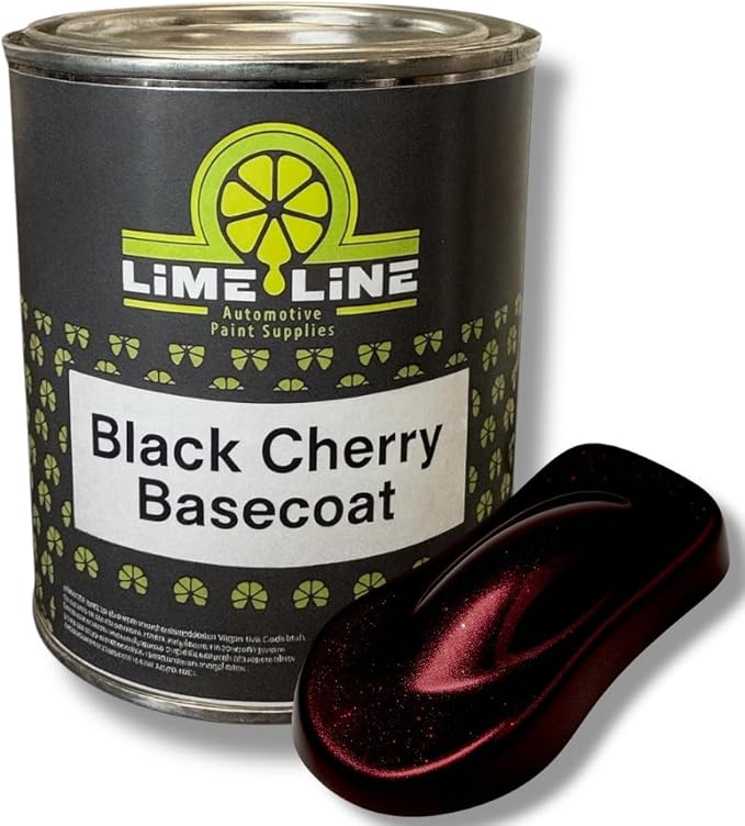 LiME LiNE Shadow LiNE Automotive Basecoat - Changes with Light - Black in the Shadows, Dazzling Metallic Under Light - 2K Clearcoat Topcoat Required