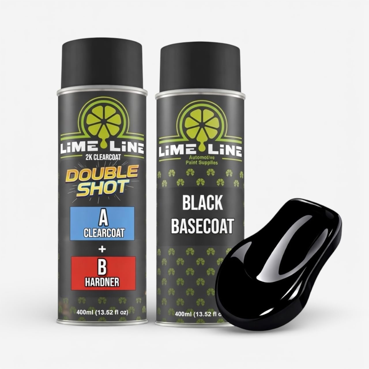 LiME LiNE Automotive Basecoat Aerosols - Fast Drying Spray Paints for Custom Paint & DIY Projects - Must Be Clearcoated