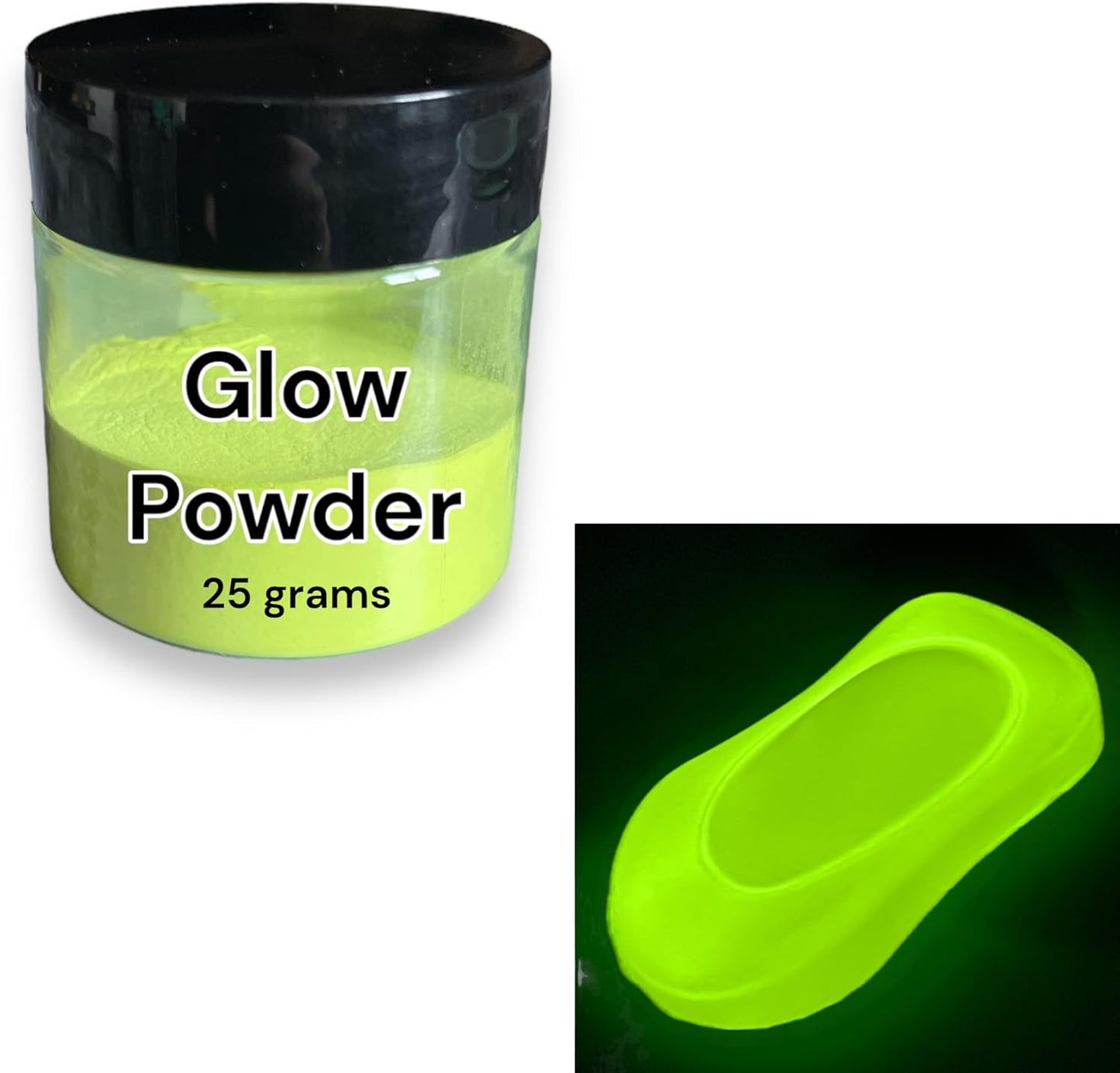 LiME LiNE Automotive Grade Basecoat Maker Glow in the Dark Pigment Powder - Makes 12 Oz Sprayable Basecoat