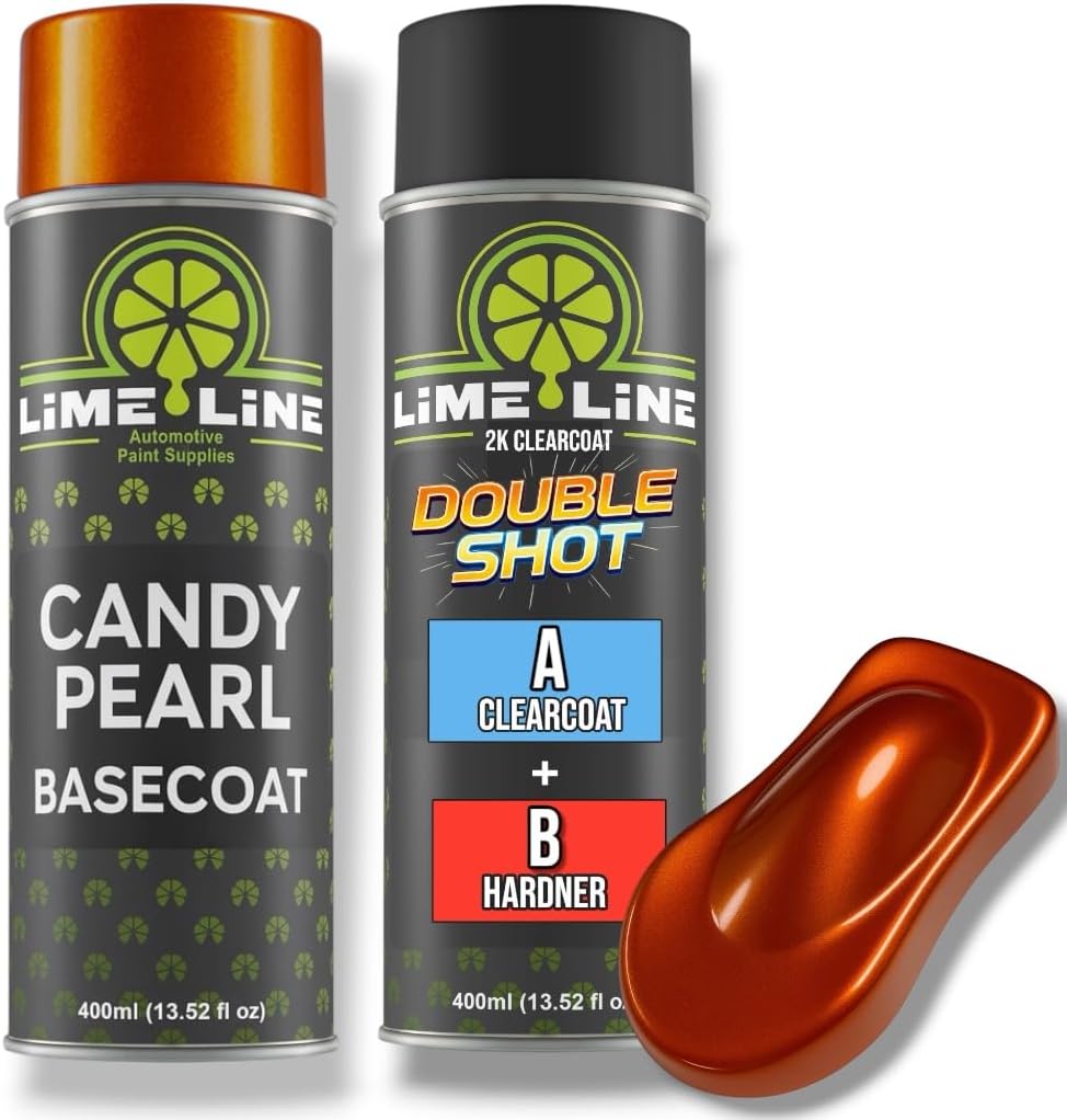 LiME LiNE Candy Pearl Basecoat Aerosol – Automotive Candy Pearl Spray Paint, Pro Results No Spray Gun Needed