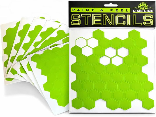 LiME LiNE Honeycomb stencils