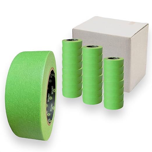 LiME LiNE Green Fineline Paper Masking Pinstriping Tape for Automotive Custom Painting Designs - 3/4" x48 & 1.5" x24