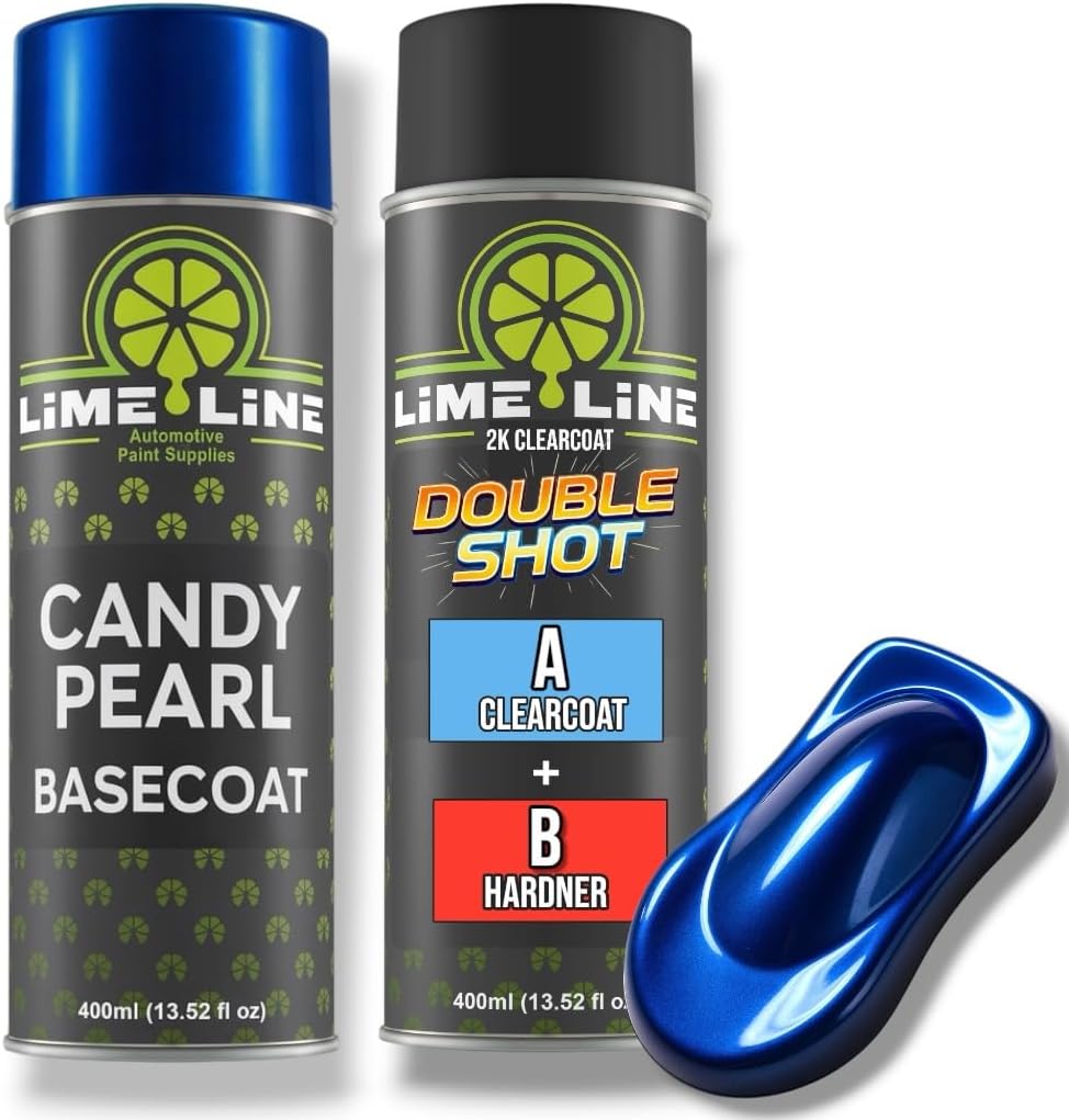 LiME LiNE Candy Pearl Basecoat Aerosol – Automotive Candy Pearl Spray Paint, Pro Results No Spray Gun Needed