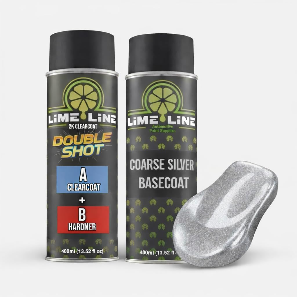LiME LiNE Automotive Basecoat Aerosols - Fast Drying Spray Paints for Custom Paint & DIY Projects - Must Be Clearcoated