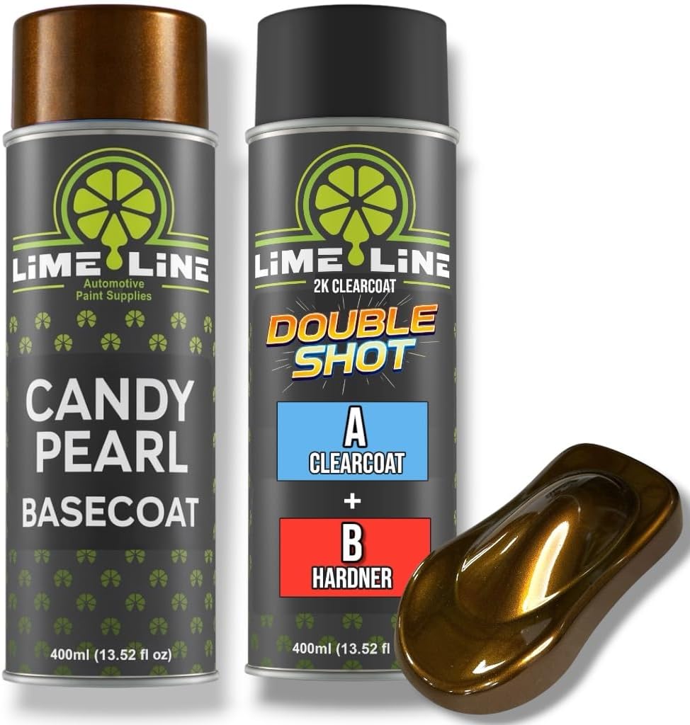 LiME LiNE Candy Pearl Basecoat Aerosol – Automotive Candy Pearl Spray Paint, Pro Results No Spray Gun Needed