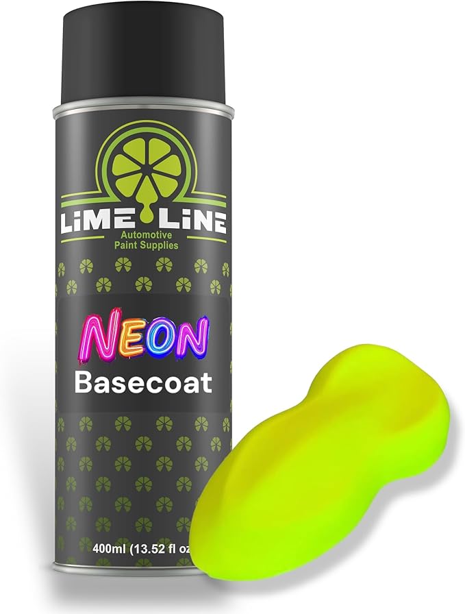 LiME LiNE Premium Automotive Basecoat Aerosol Spray Paint - Fast Drying- Custom Paint, Must Be Clearcoated