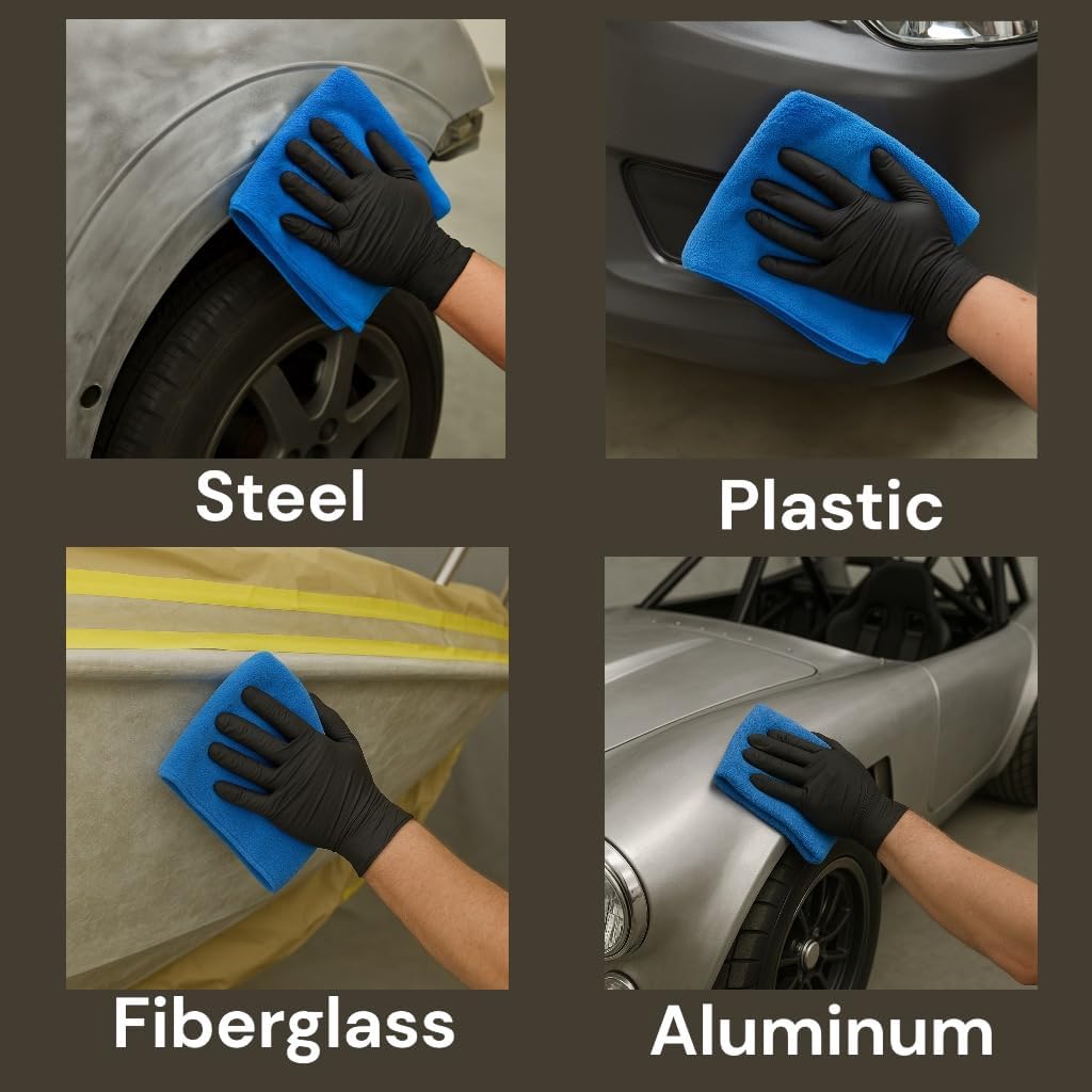 LiME LiNE Wax and Grease Remover – Multi-Surface Paint Prep Cleaner for Auto Body, Metal, Plastic, Fiberglass – Fast-Drying Solvent Degreaser Removes Wax, Tar, Adhesive & Contaminants  - Available in 3 Sizes