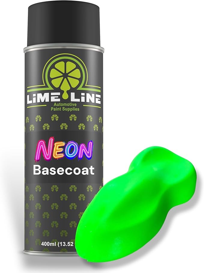 LiME LiNE Premium Automotive Basecoat Aerosol Spray Paint - Fast Drying- Custom Paint, Must Be Clearcoated