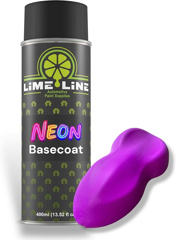 LiME LiNE Premium Automotive Basecoat Aerosol Spray Paint - Fast Drying- Custom Paint, Must Be Clearcoated