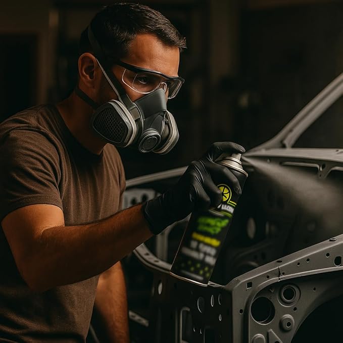 LiME LiNE 1K Epoxy Primer Aerosol Spray Paint - Automotive Bare Metal Adhesion & Rust Protection- Professional Grade (Gray 400ml)