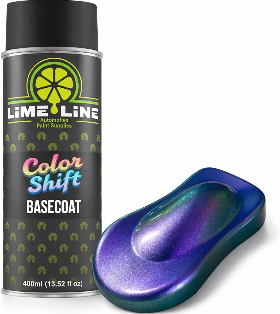 LiME LiNE Automotive Chameleon - Color Shift Basecoat Aerosols - Fast Drying Spray Paint for Custom Paint & DIY Projects - Must Be Clearcoated