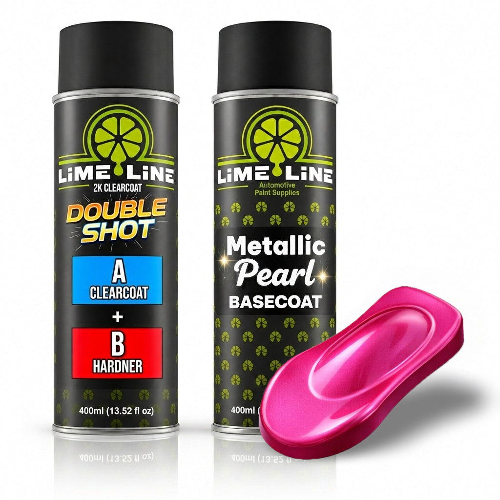 LiME LiNE Metallic Pearl Basecoat Spray Paint - 2 Stage Automotive Paint System - Basecoat Requires Clearcoat - DIY Car Paint Aerosol